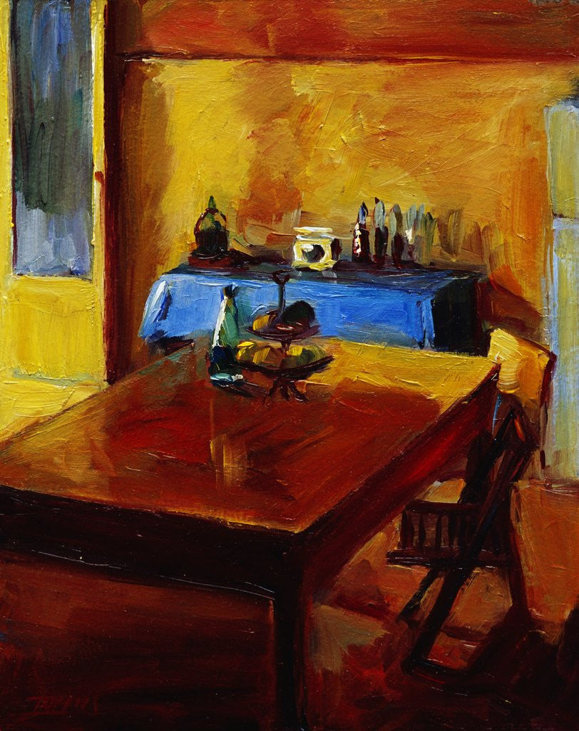 Detail of Table in Sorrento by Pam Ingalls