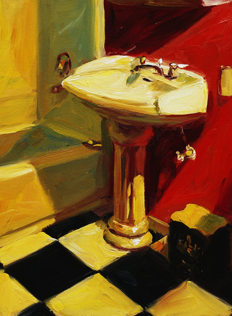 Detail of Bonnie's Sink by Pam Ingalls