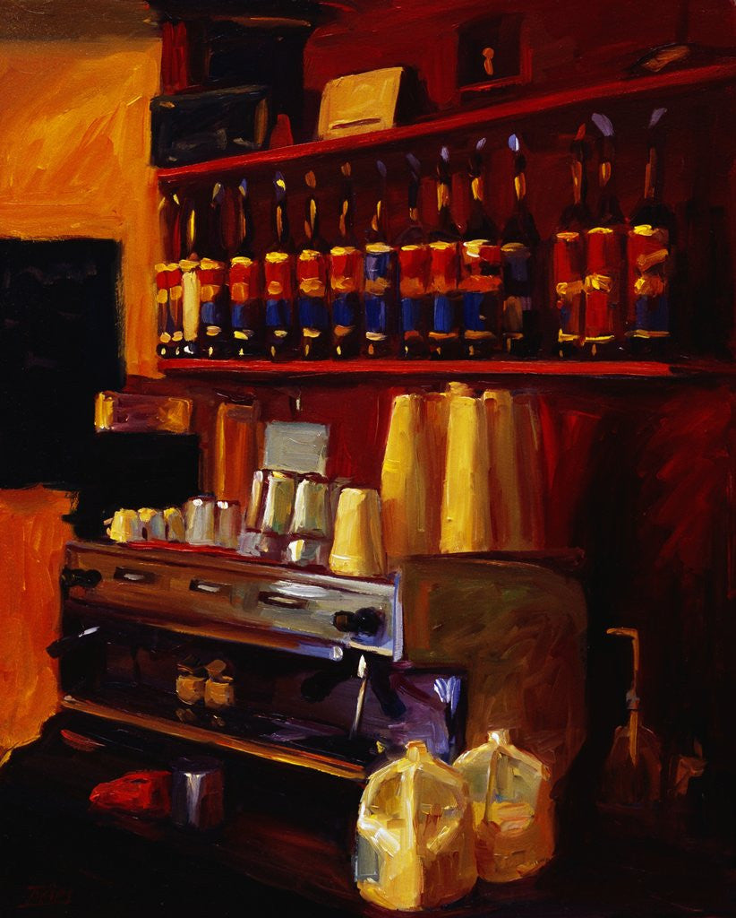 Detail of Coffee Station by Pam Ingalls