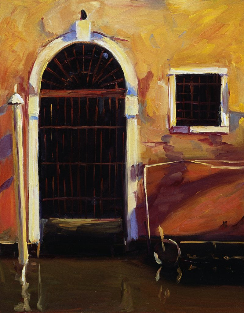 Detail of Venetian Doorway by Pam Ingalls
