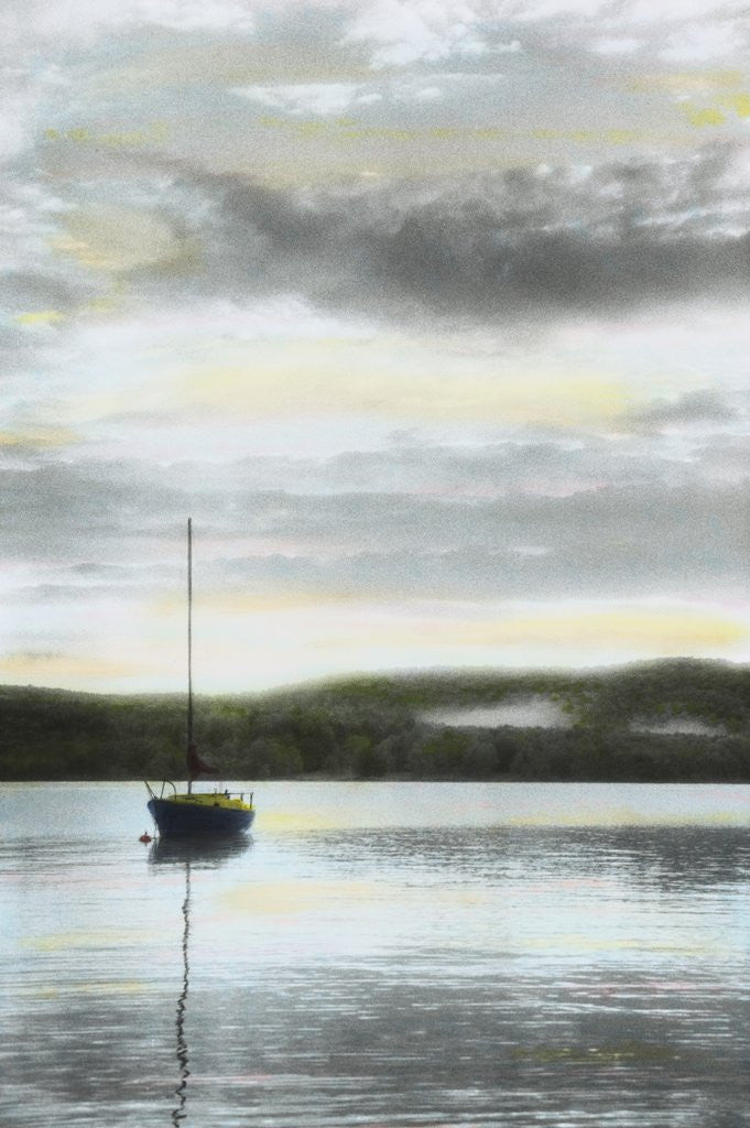 Detail of Sacandaga Sunset by Kim Koza