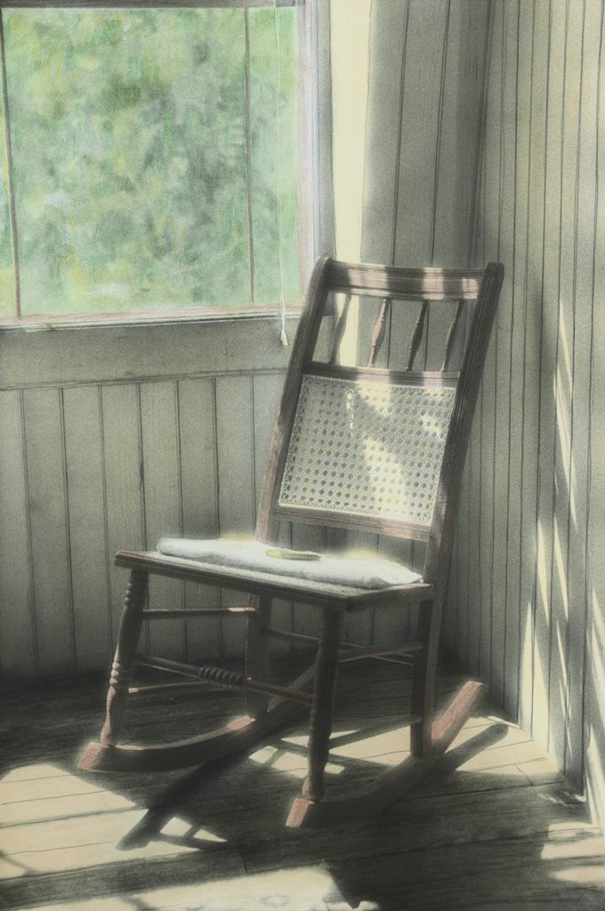 Detail of Claussen Inn Rocking Chair by Kim Koza