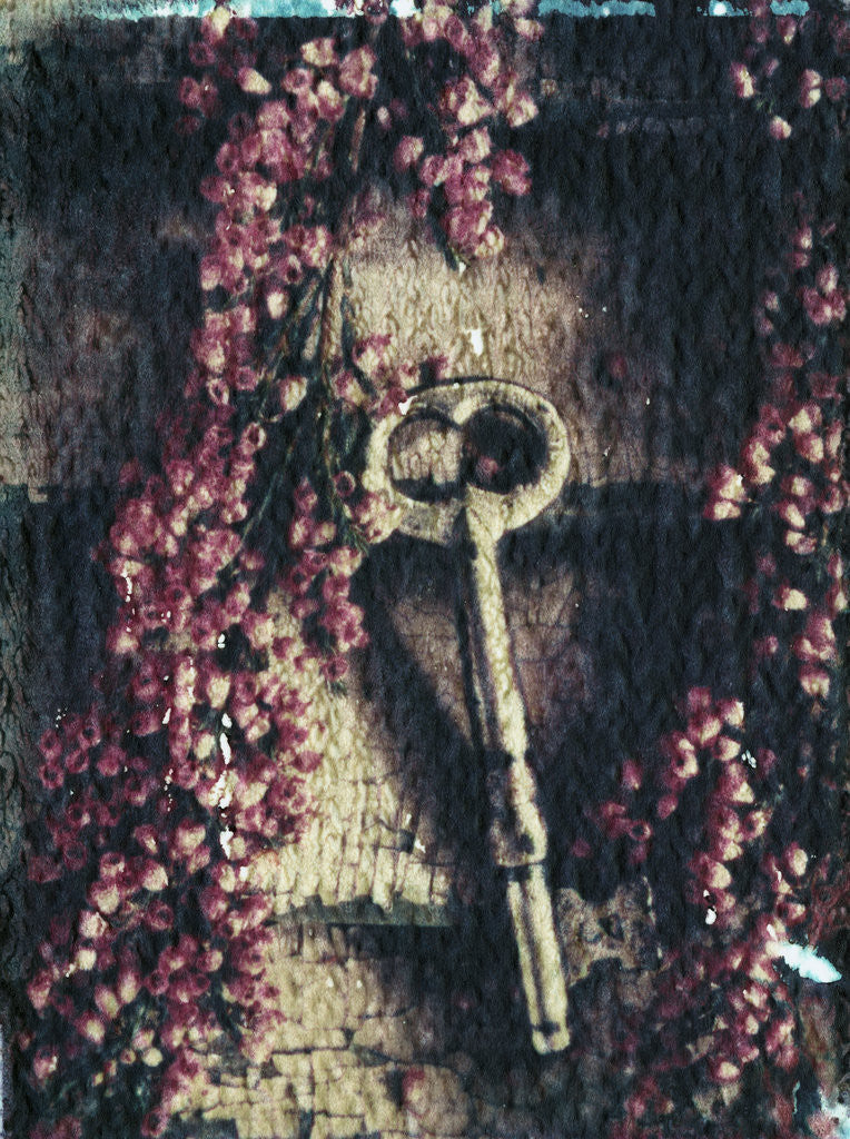 Detail of Key and Heather by Kim Koza