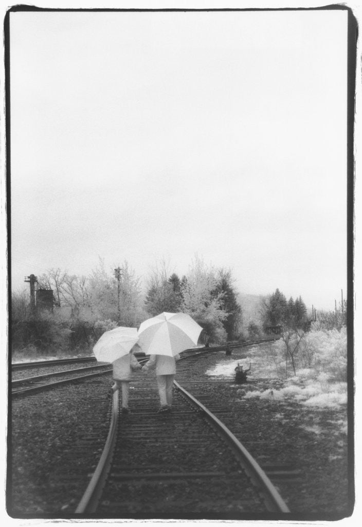 Detail of Umbrella Girls by Kim M. Koza