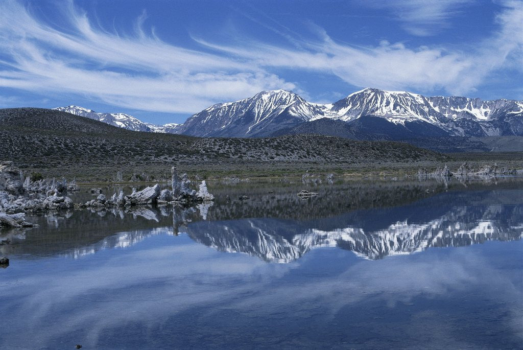 Detail of Mono Lake by Susan C. Rosenthal