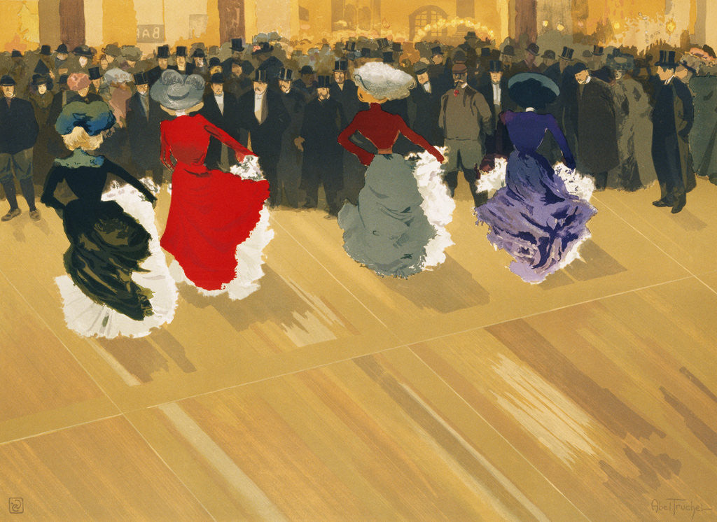 Detail of Les Danseuses Poster by Abel Truchet