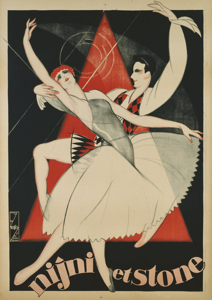 Detail of Nijni et Stone Poster by Obrad Nicolitch