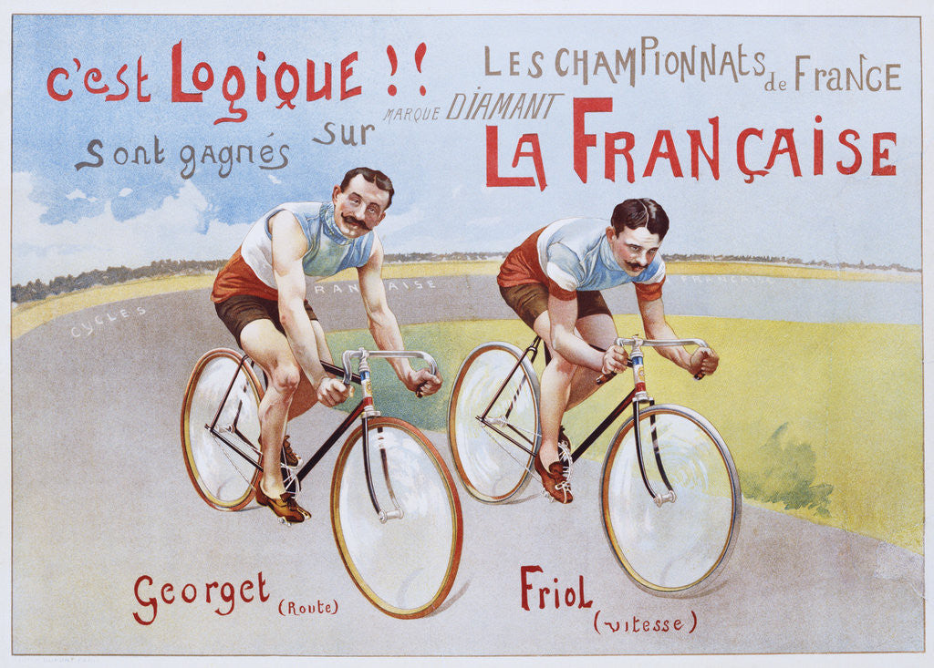 Detail of Circa 1906 French Poster for Marque Diamant by Anonymous