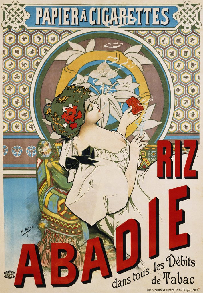 Detail of Riz Abadie Poster by H. Gray