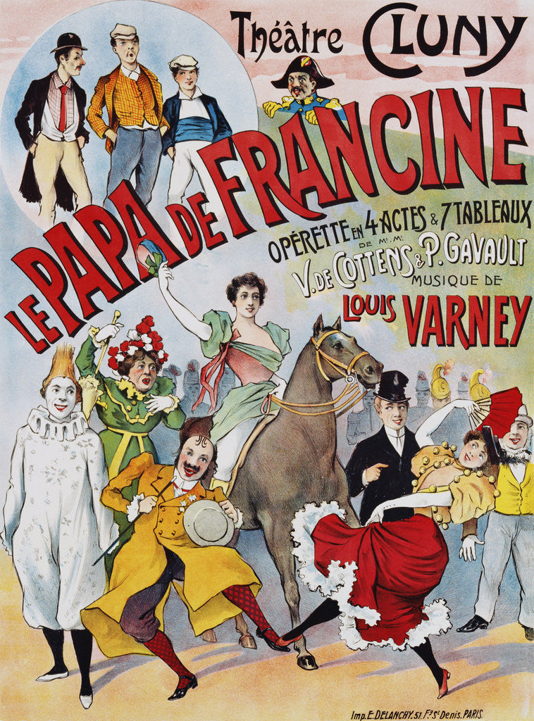 Detail of Le Papa de Francine Poster by Anonymous