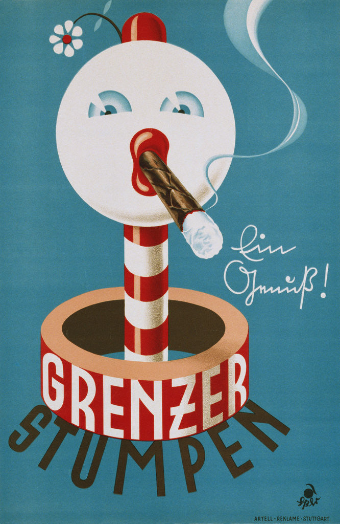 Detail of Grenzer Stumpen Poster by Corbis