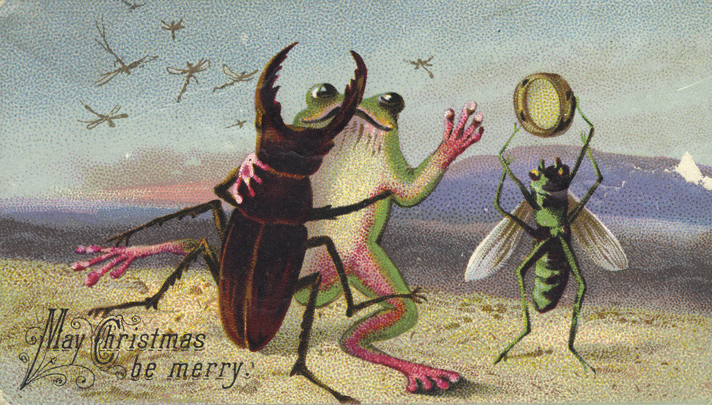 Detail of May Christmas Be Merry Card by Corbis