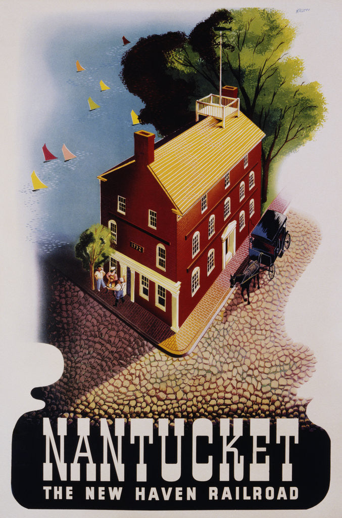 Detail of Nantucket Poster by Ben Nason