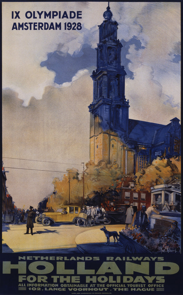 Detail of Holland for the Holidays Poster by Joseph Rovers