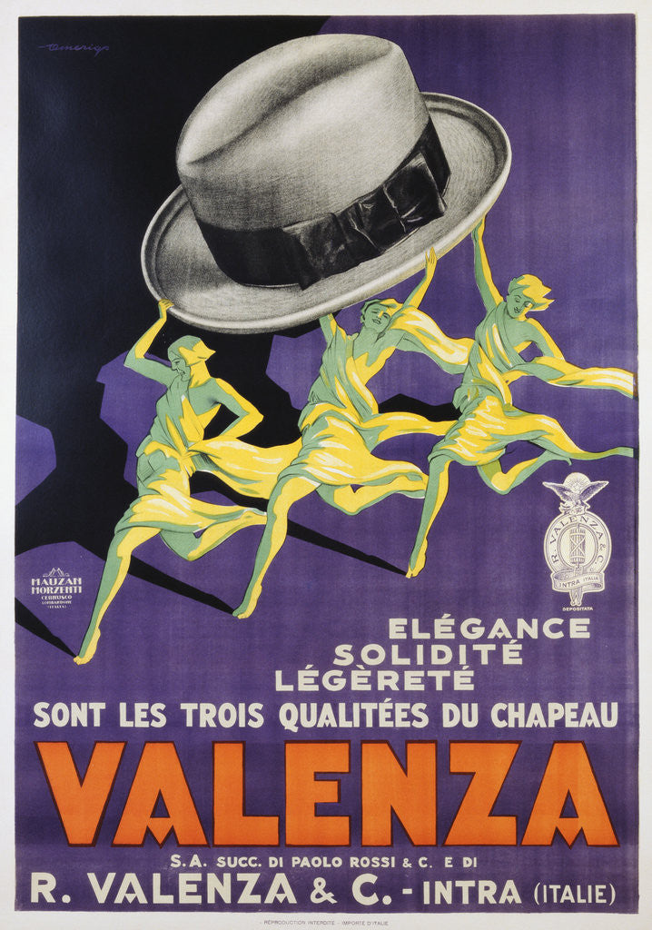 Detail of Valenza Poster by Anonymous