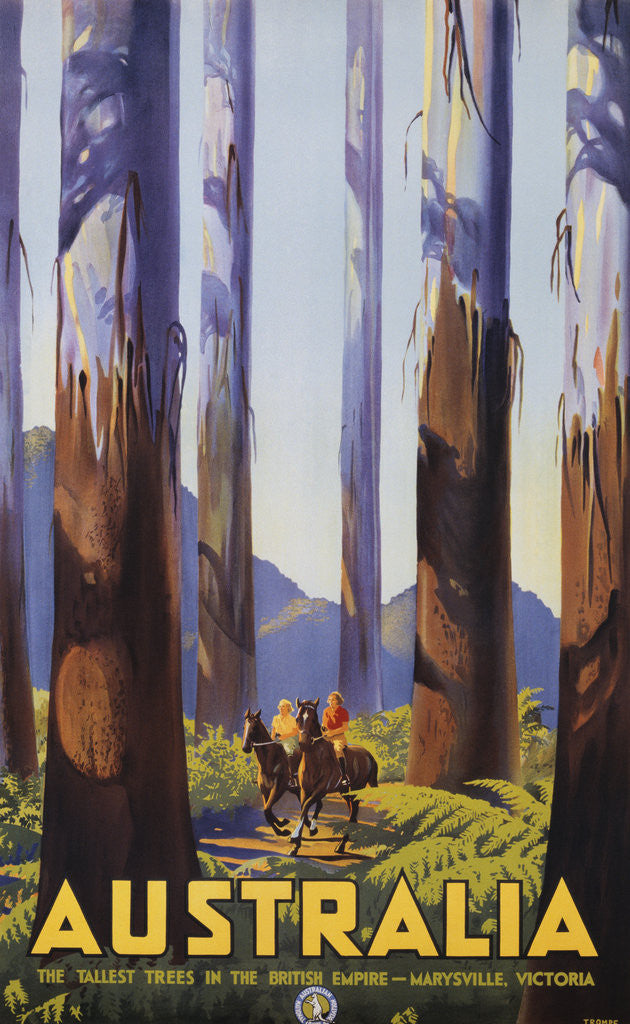 Detail of Australia Poster by Percy Trompf