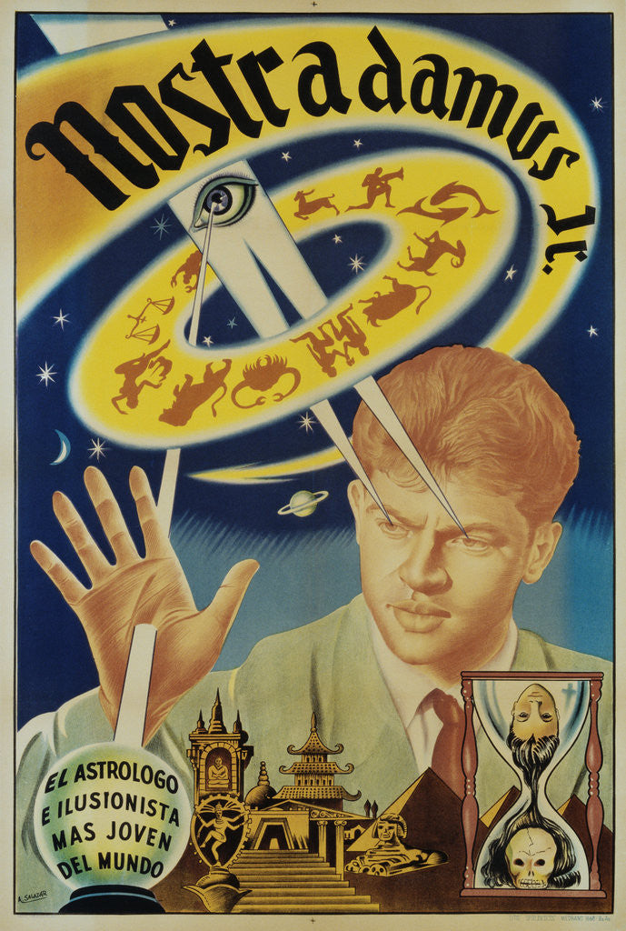 Detail of Nostradamus Jr. Poster by A. Salazar