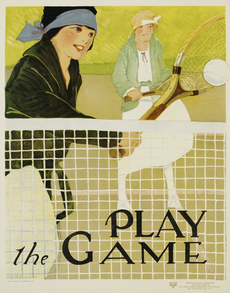 Detail of Play the Game Poster by Lucile Patterson Marsh