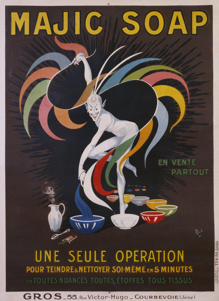 Detail of Majic Soap - Une Seule Operation Poster by Mich