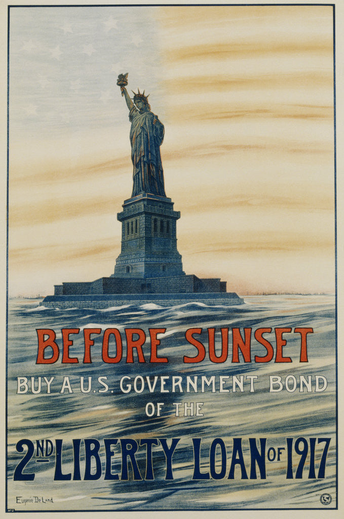 Detail of Before Sunset Poster by Eugenie de Land