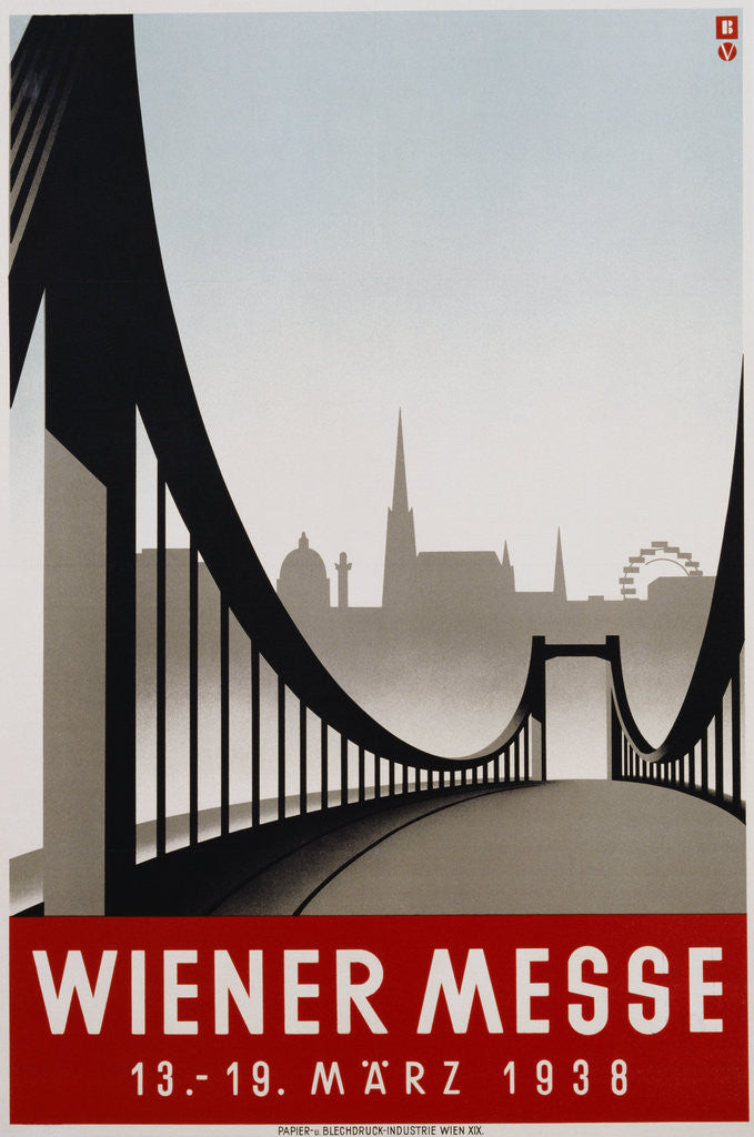 Detail of Poster Advertisement for Wiener Messe Trade Fair by Anonymous