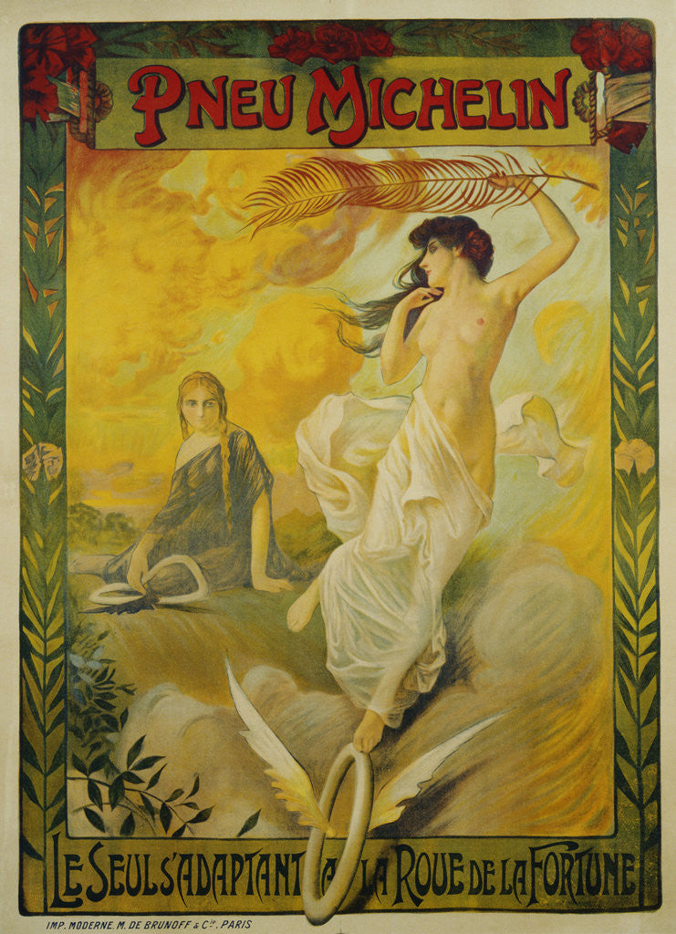 Detail of Pneu Michelin Advertisement Poster by Anonymous