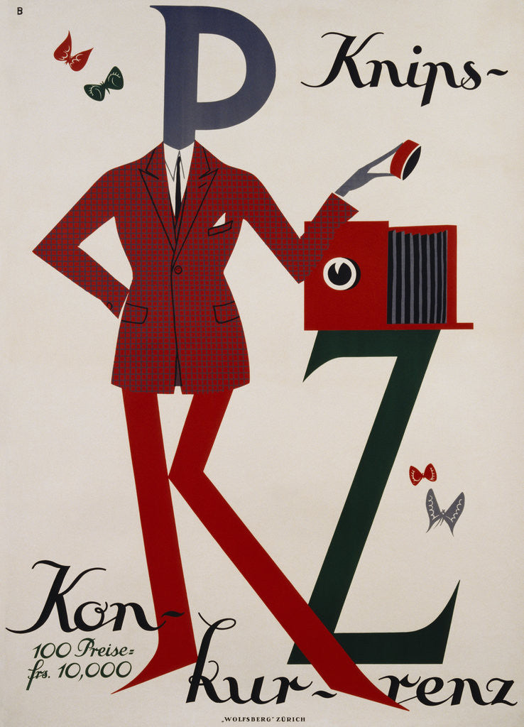 Detail of Knips-Kon-Kur-Renz Poster by Corbis