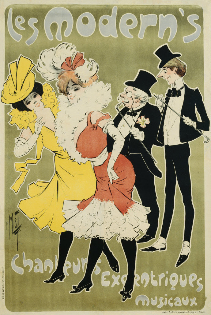 Detail of Les Modern's Poster by Misti