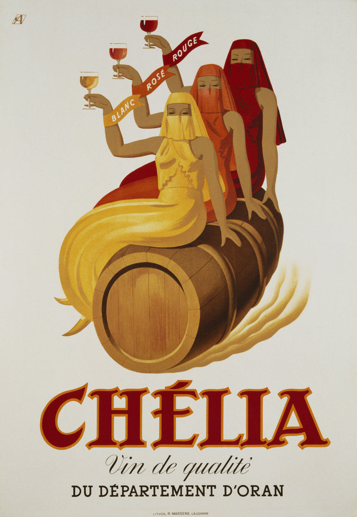 Detail of Chelia Advertising Poster by Corbis