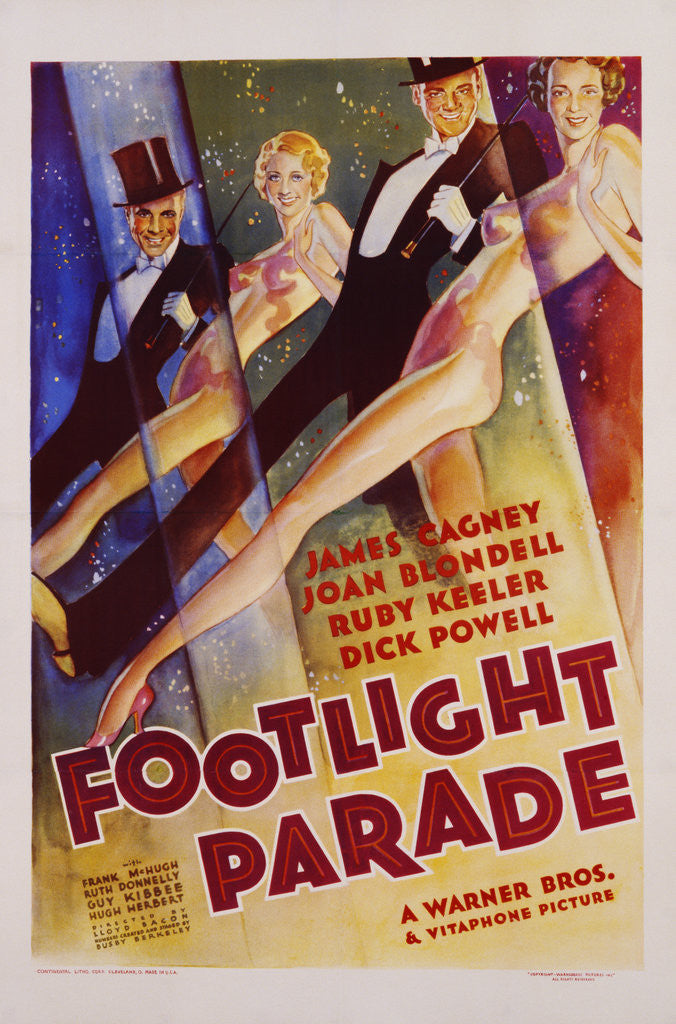 Detail of Footlight Parade Movie Poster by Anonymous