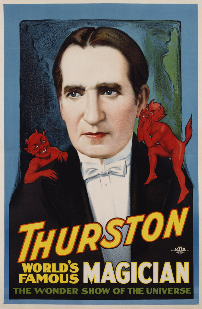 Detail of Thurston, World's Famous Magician Poster by Corbis