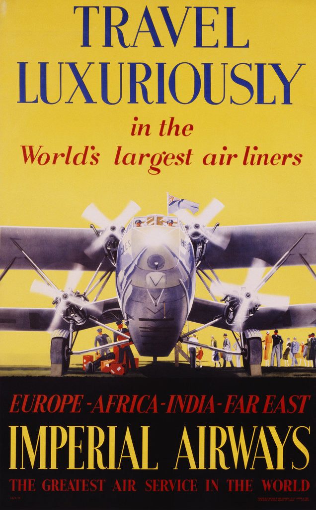 Detail of Travel Luxuriously Poster by V.L. Danvers