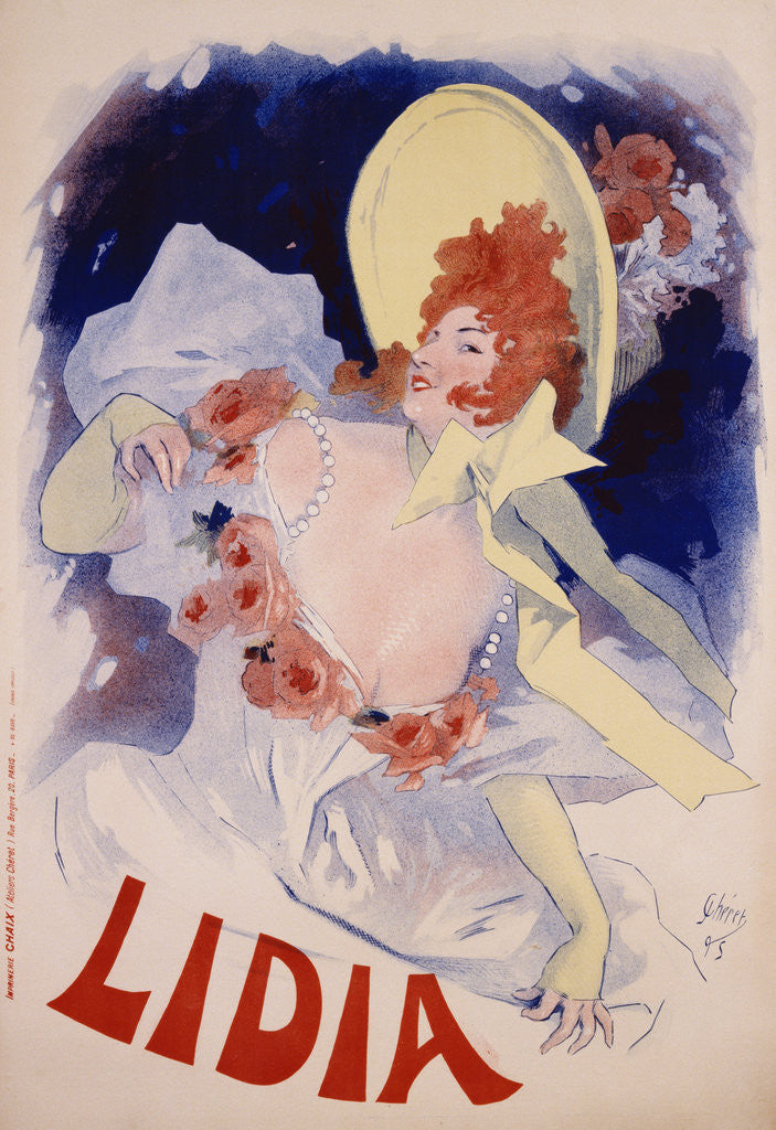 Detail of Lidia Poster by Jules Cheret