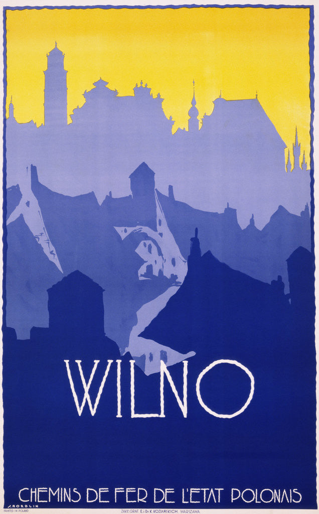 Detail of Wilno Poster by Stefan Norblin