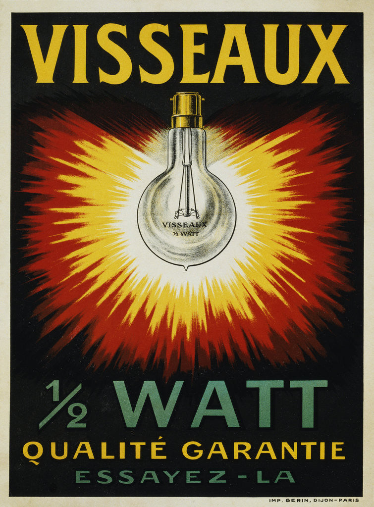 Detail of Visseaux 1/2 Watt Advertising Poster by Corbis