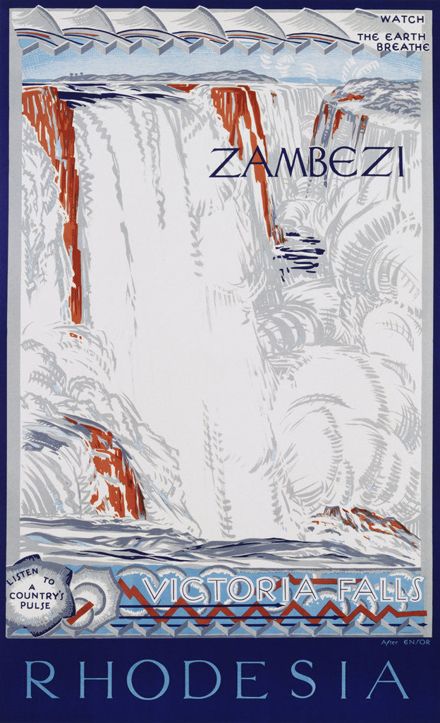 Detail of Rhodesia Poster by Anonymous