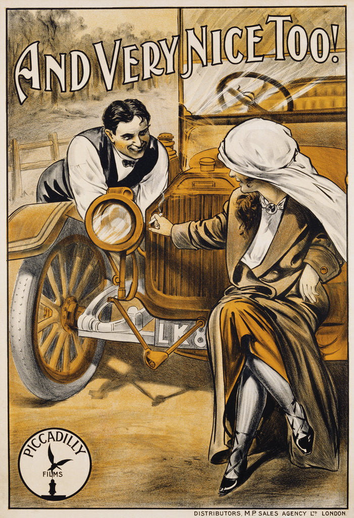 Detail of And Very Nice Too! Movie Poster by Anonymous