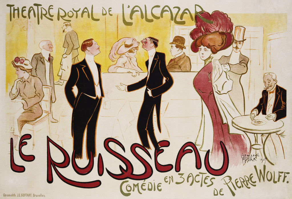 Detail of Le Ruisseau by Armand Frank