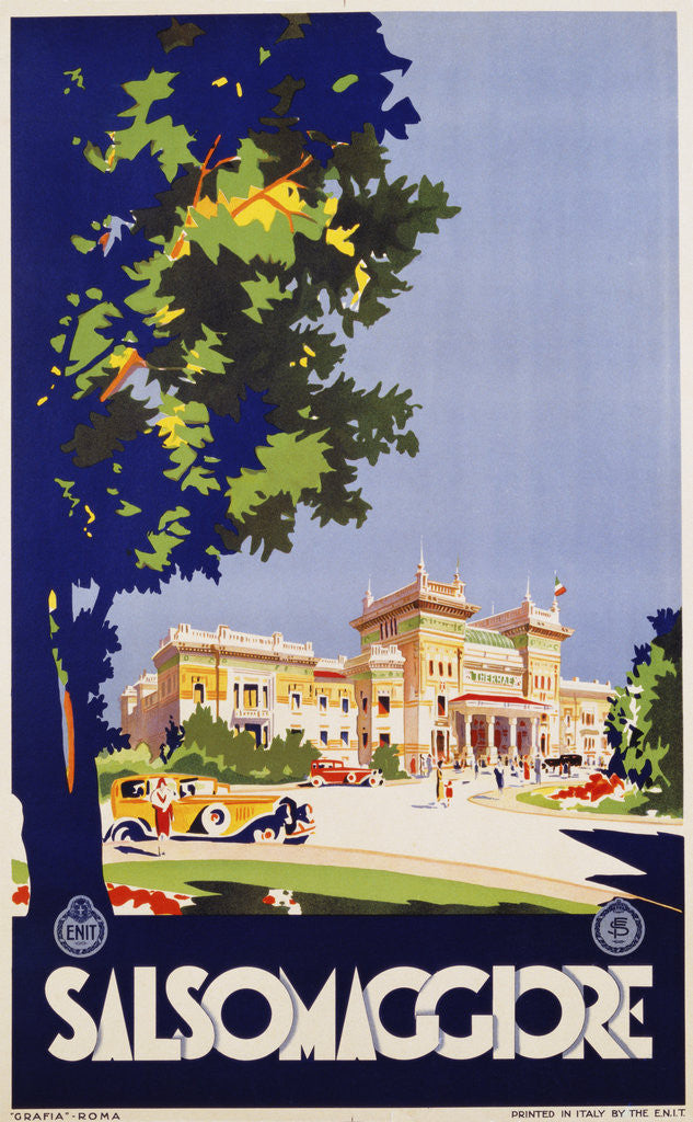 Detail of Salsomaggiore Poster by Anonymous
