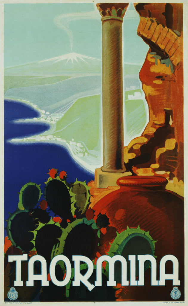 Detail of Taormina Poster by Anonymous
