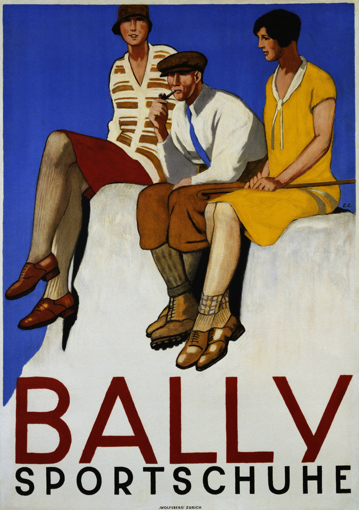 Detail of Bally Sportschuhe Poster by Emil Cardinaux