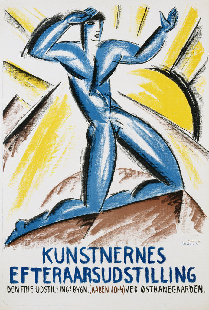 Detail of Kunstnernes Efteraarsudstilling Poster by Anonymous