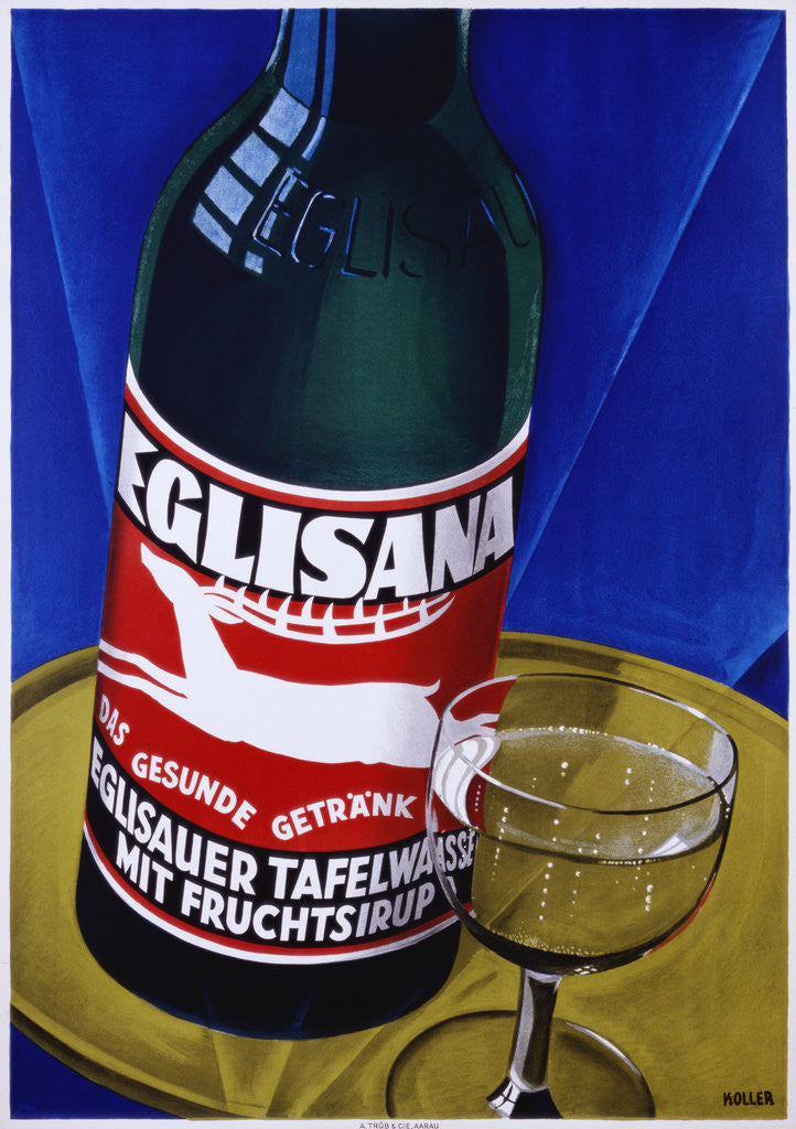 Detail of Eglisana Advertising Poster by Koller