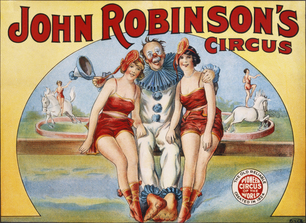 Detail of John Robinson's Circus Poster by Anonymous