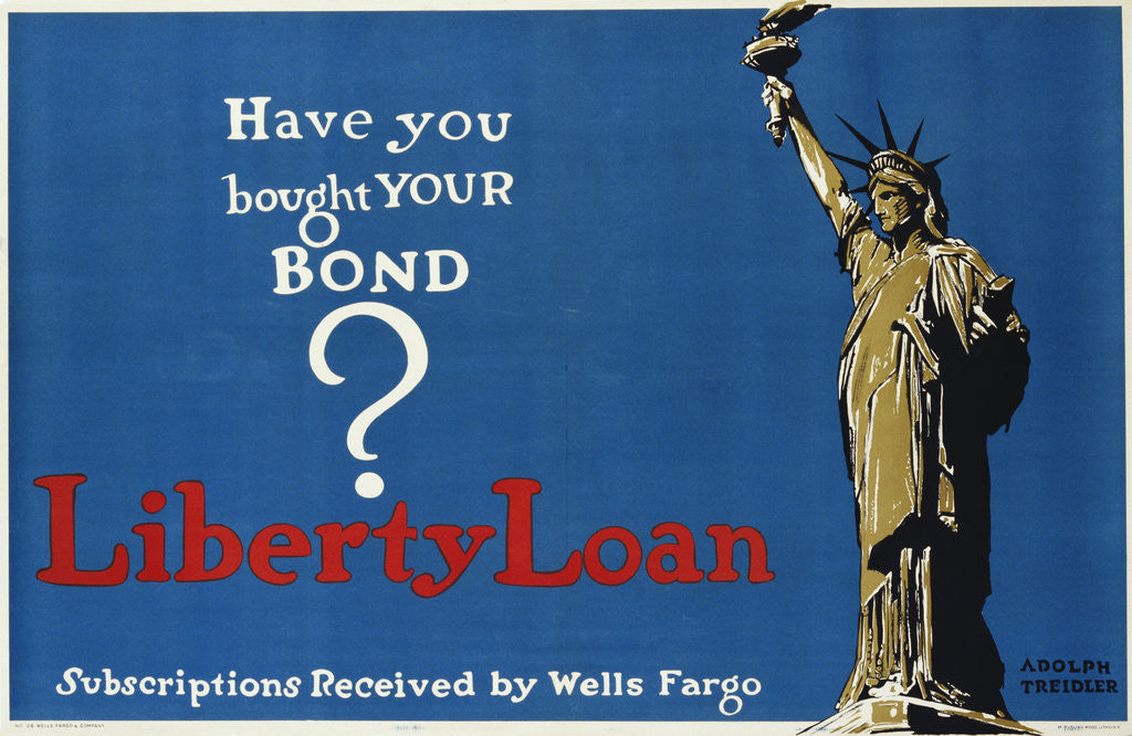 Detail of Have You Bought Your Bond? Liberty Loan Poster by Adolf Treidler
