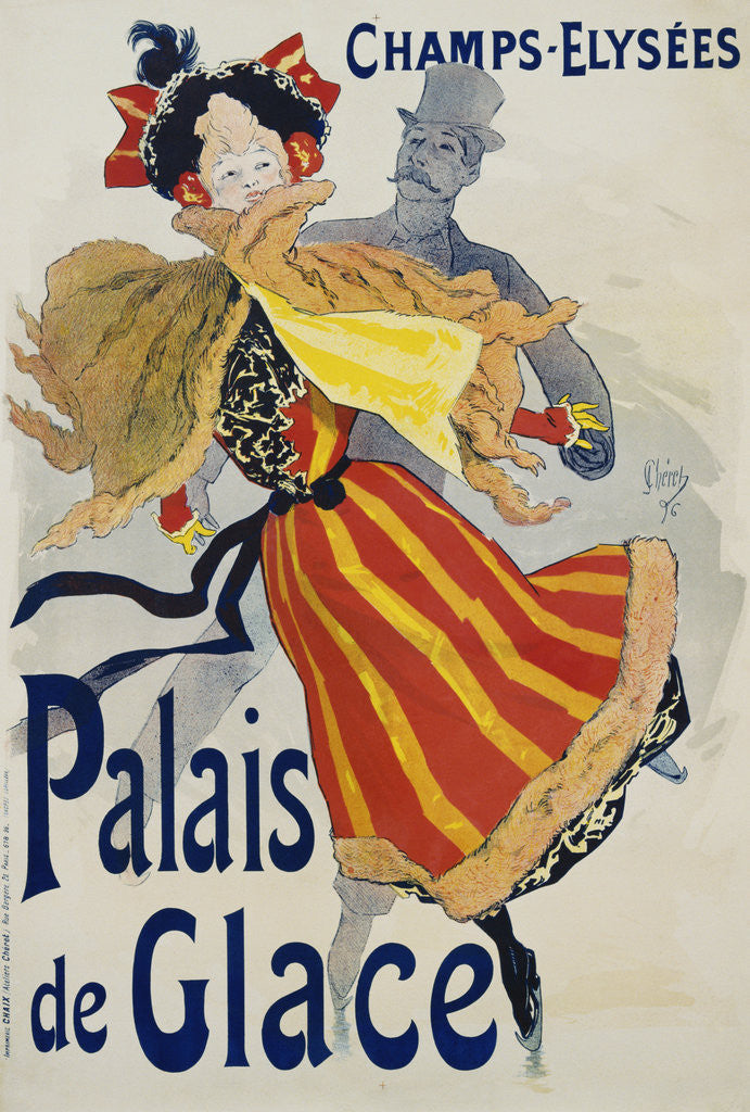 Detail of Palais de Glace Poster by Jules Cheret