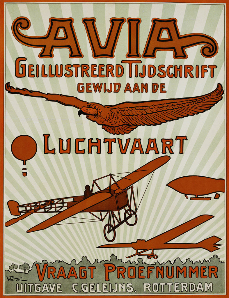Detail of Avia Geillustreerd Tijdschrift Poster by Anonymous