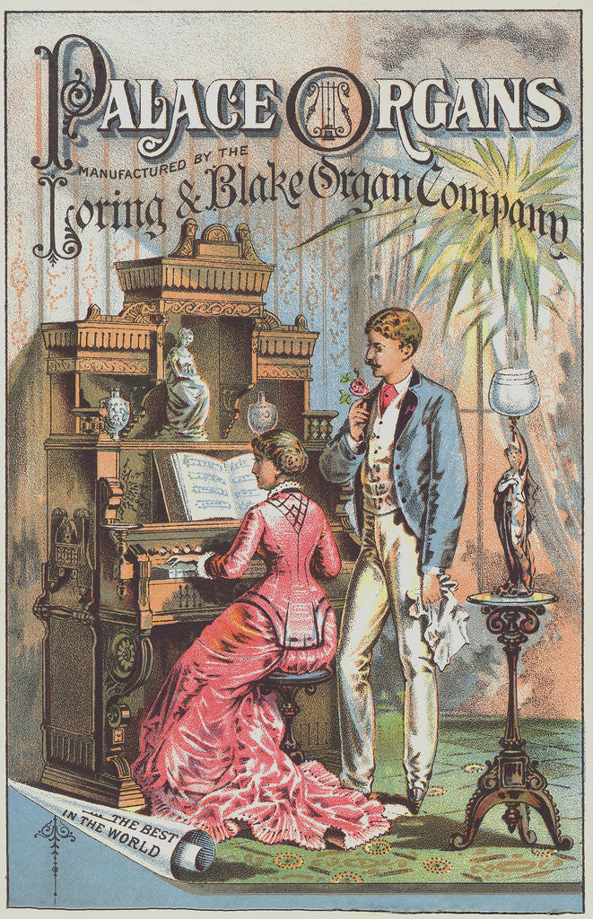 Detail of Palace Organs Advertisement by Anonymous
