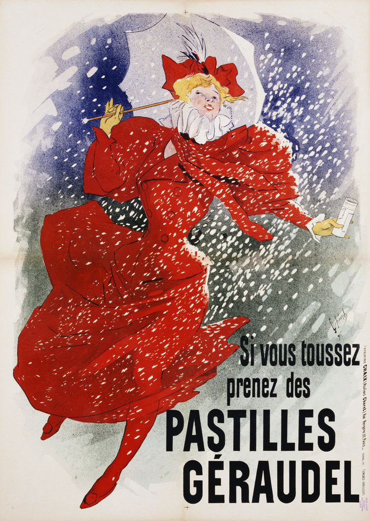 Detail of Pastilles Geraudel Poster by Jules Cheret