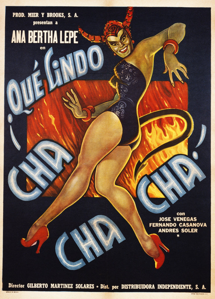 Detail of Que Lindo Cha Cha Cha! Movie Poster by Corbis